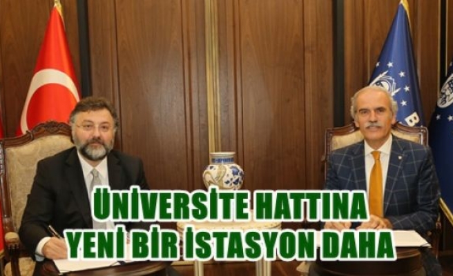 Üniversite Hattına Yeni Bir İstasyon Daha