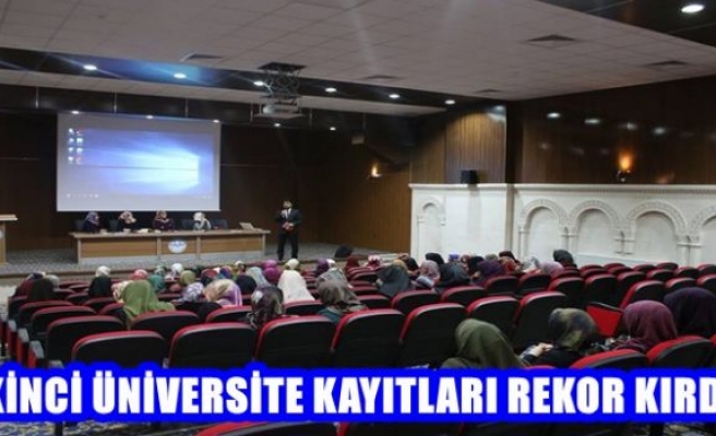 ÜNİVERSİTE KAYITLARI REKOR KIRDI 