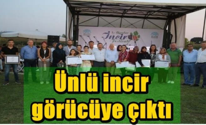 Ünlü incir görücüye çıktı