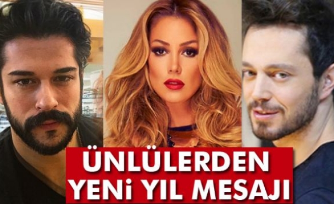 Ünlülerden yeni yıl mesajları