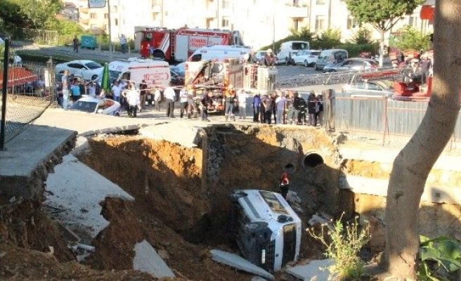 Üsküdar’da AVM İnşaatında Göçük