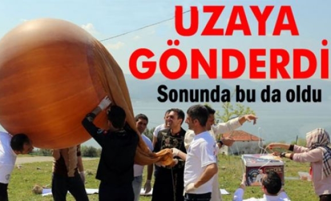 Uzaya börek gönderdi