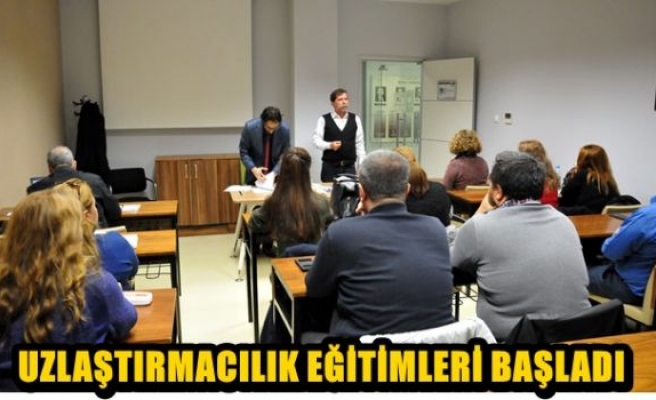 Uzlaştırmacılık eğitimleri başladı