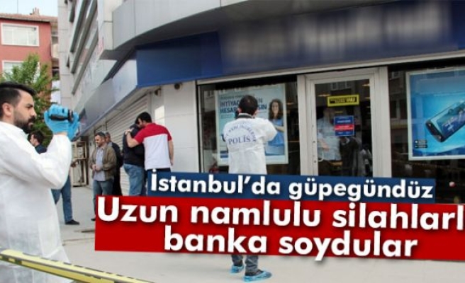 Uzun namlulu silahlarla banka soydular