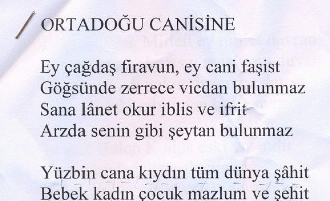 Valinin “Ortadoğu Canisi“ Şiiri Duygulandırdı