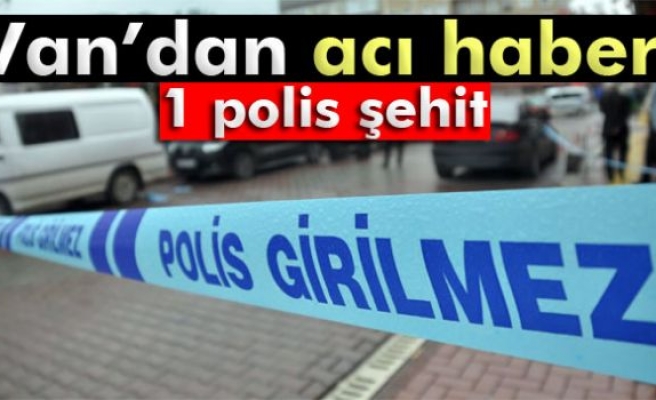 Van'da trafik kazası: 1 şehit