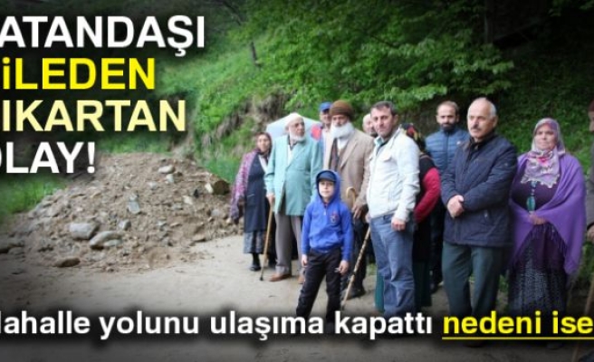 VATANDAŞ ÇİLEDEN ÇIKTI!