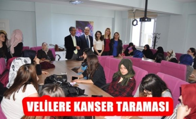 Velilere Kanser Taraması