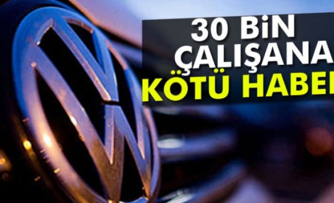 Volkswagen 30 bin kişiyi işten çıkaracak