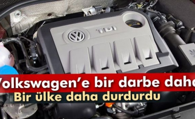 Volkswagen'e bir darbe daha