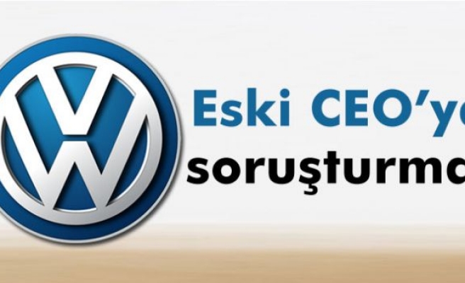 Volkswagen'in eski CEO'suna soruşturma