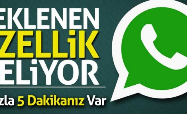 WhatsApp'ta beklenen özellik geliyor 