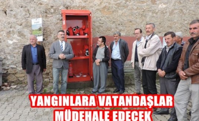 Yangınlara vatandaşlar müdahale edecek