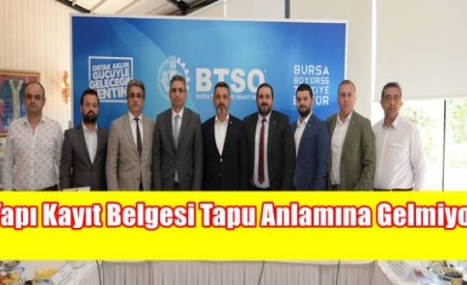 “Yapı Kayıt Belgesi Tapu Anlamına Gelmiyor”