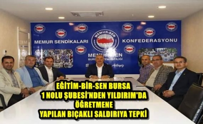  YAPILAN BIÇAKLI SALDIRIYA TEPKİ