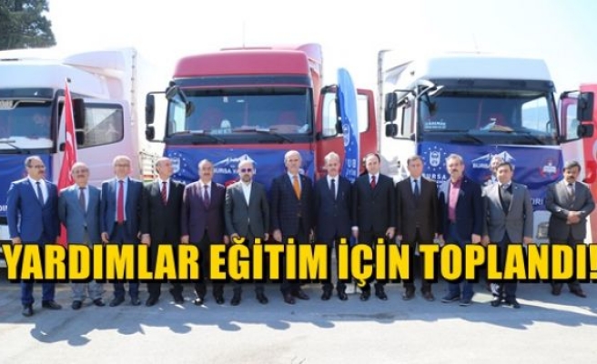 Yardımlar Eğitim İçin Toplandı