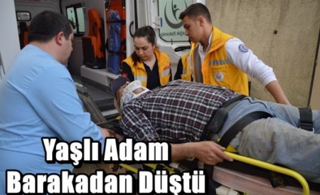 Yaşlı Adam Barakadan Düştü