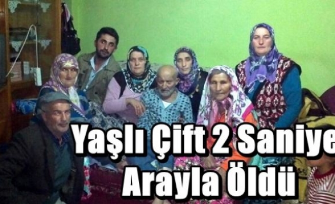 Yaşlı Çift 2 Saniye Arayla Öldü