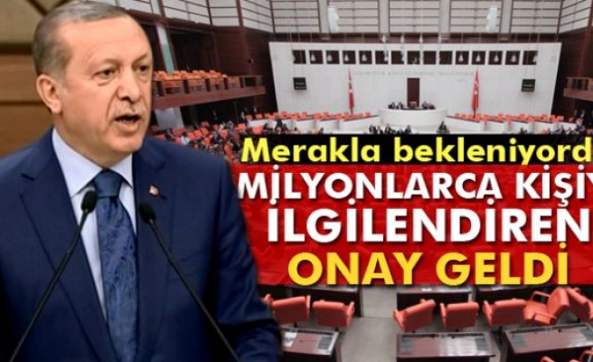 Yaşlıların merakla beklediği kanuna onay geldi