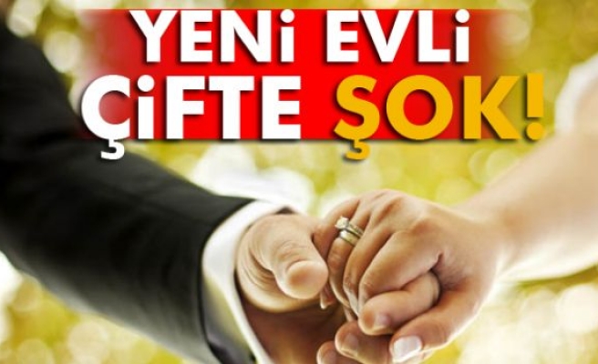 Yeni evli çifte hırsızlık şoku!