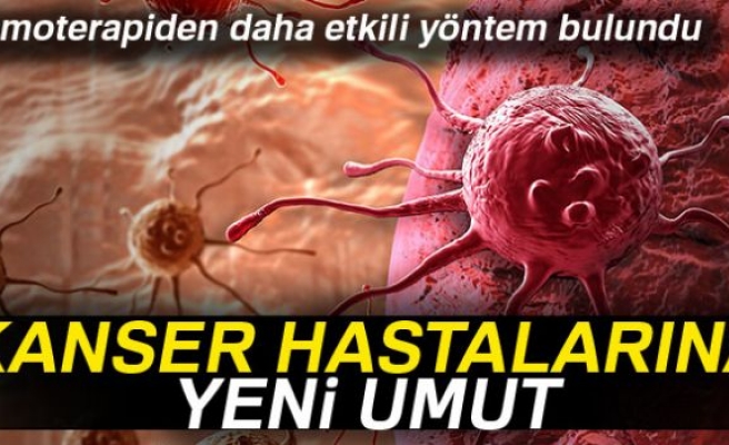 Yeni kanser tedavi yöntemi bulundu