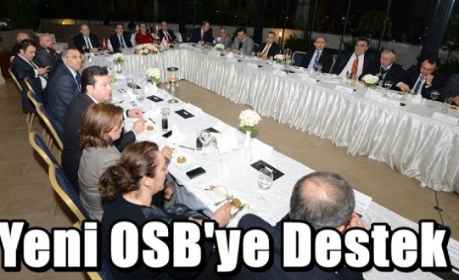 Yeni OSB'ye Destek