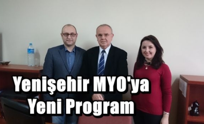 Yenişehir MYO'ya Yeni Program