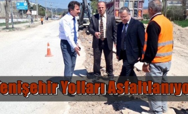 Yenişehir Yolları Asfaltlanıyor