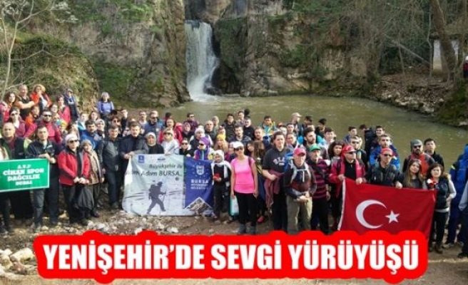 Yenişehir'de Sevgi Yürüyüşü