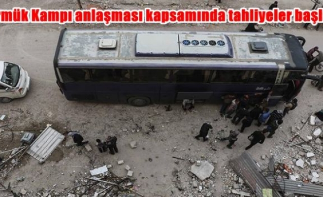 Yermük Kampı anlaşması kapsamında tahliyeler başladı