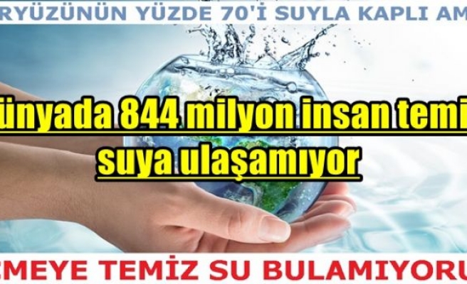 Yeryüzünün yüzde 70’i sularla kaplı ama