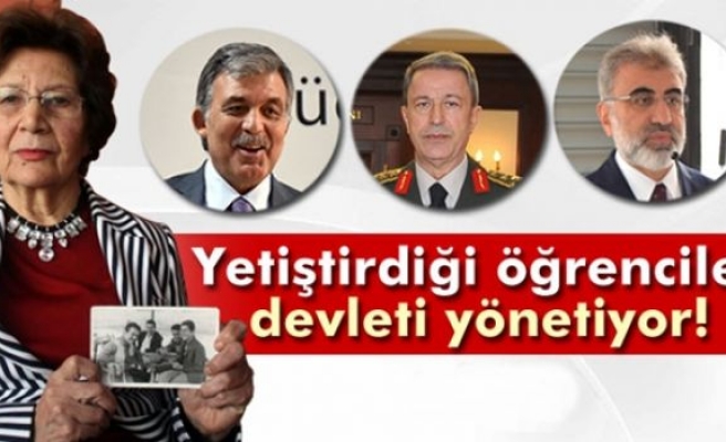 Yetiştirdiği öğrenciler devleti yönetiyor