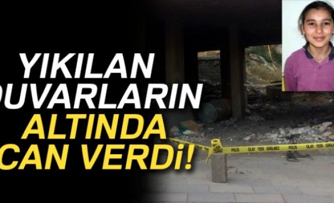 YIKILAN DUVARIN ALTINDA CAN VERDİLER!