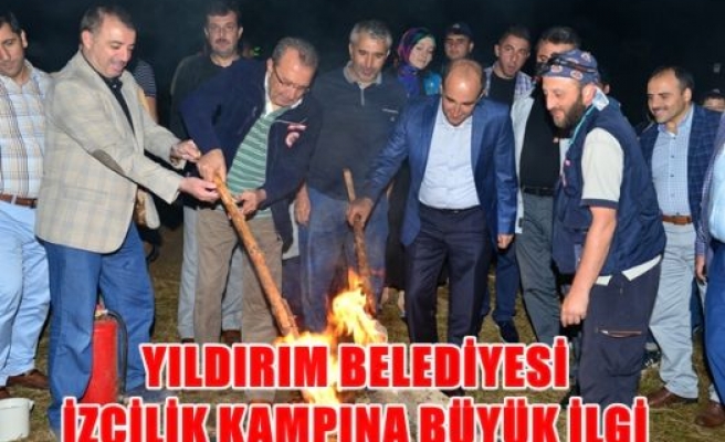 Yıldırım Belediyesi izcilik kampına büyük ilgi