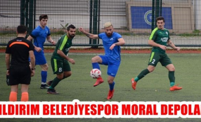 YILDIRIM BELEDİYESPOR MORAL DEPOLADI