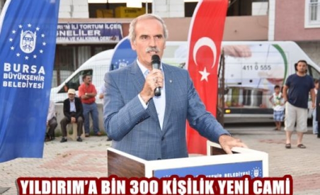 Yıldırım'a Bin 300 Kişilik Yeni Cami