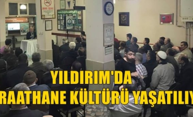 Yıldırım’da Kıraathane Kültürü Yaşatılıyor