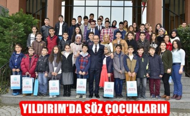 Yıldırım'da Söz Çocukların