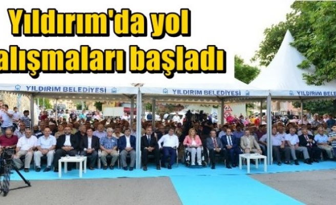 Yıldırım'da yol çalışmaları başladı