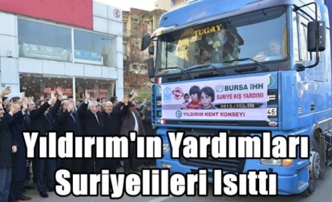 Yıldırım'ın Yardımları Suriyelileri Isıttı