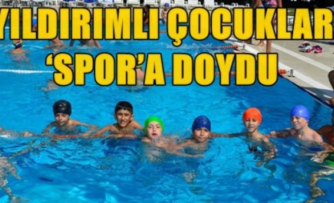 Yıldırım'lı çocuklar spor'a doydu