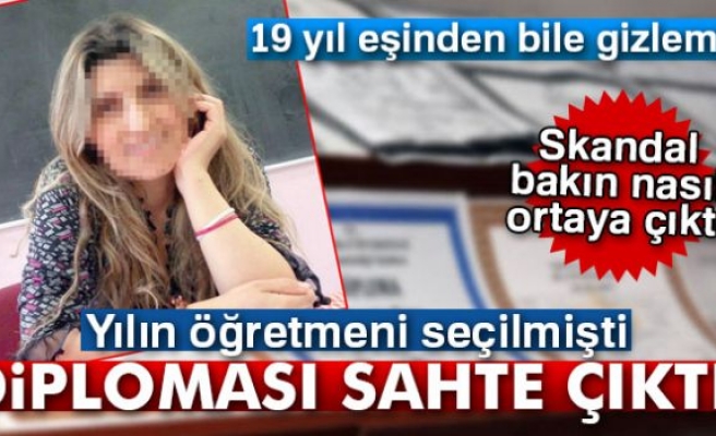 Yılın Öğretmeni Seçilmişti, Diploması Sahte Çıktı!