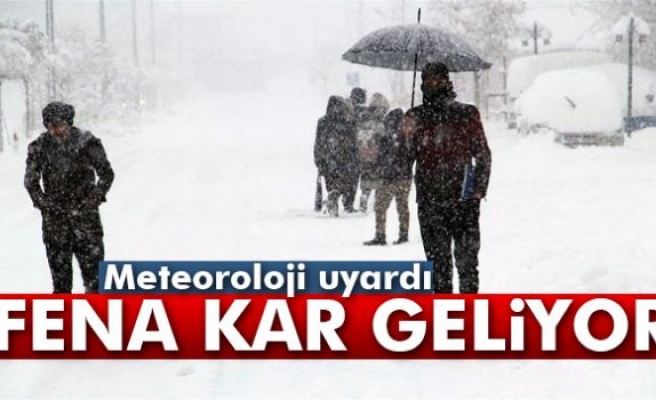 Yoğun KAR Yağışı Uyarısı!