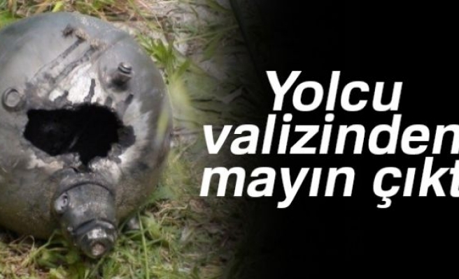 Yolcu valizinden mayın çıktı |Sivas haberleri