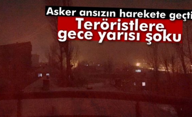 Yüksekova'da gece yarısı barikat operasyonu