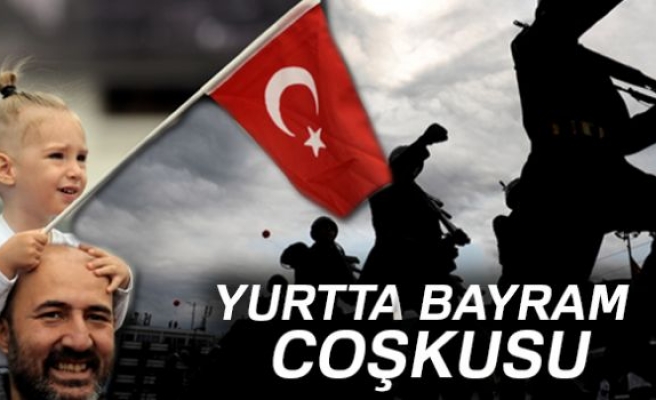 Yurtta Zafer Bayramı coşkusu!