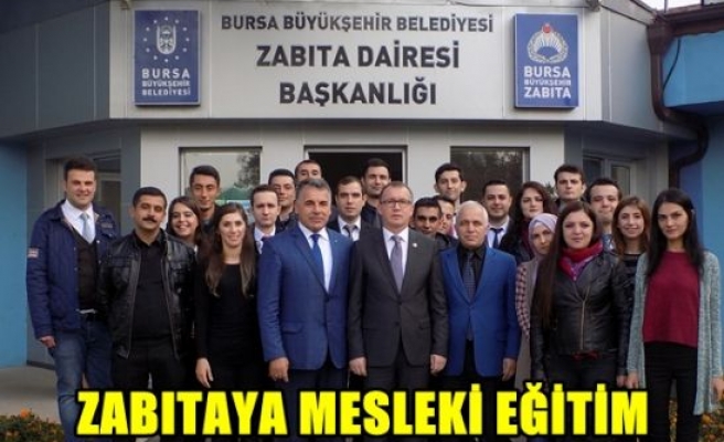 Zabıtaya meslekî eğitim