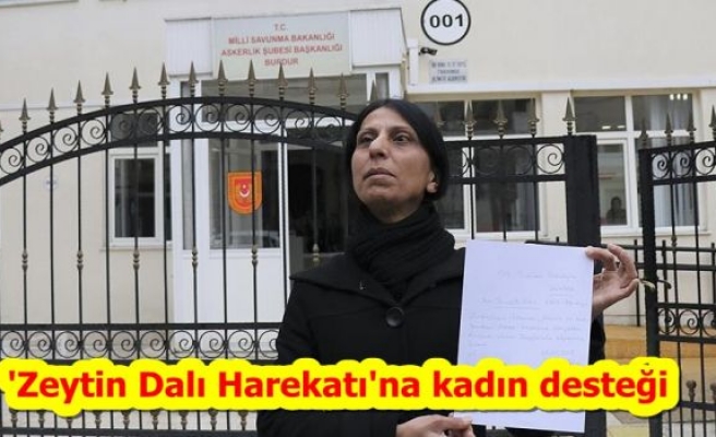 'Zeytin Dalı Harekatı'na kadın desteği