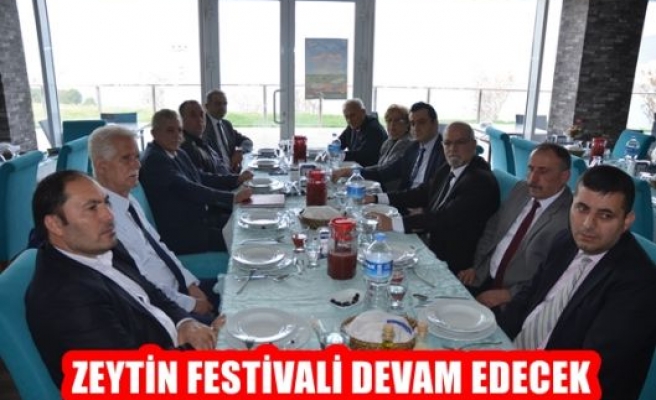 Zeytin Festivali Devam Edecek