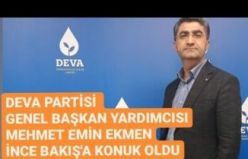 ANKARA'DA İNCE BAKIŞ'IN KONUĞU DEVA PARTİSİ GENEL BAŞKAN YARDIMCISI MEHMET EMİN EKMEN OLDU